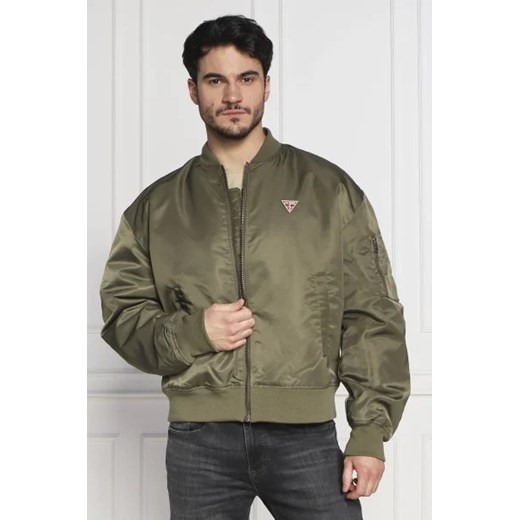 GUESS Kurtka bomber guess x brandalised with graffiti by banksy | Regular Fit Guess L Gomez Fashion Store okazja