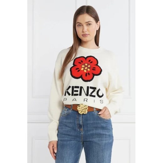 Kenzo Wełniany sweter | Relaxed fit Kenzo L okazja Gomez Fashion Store