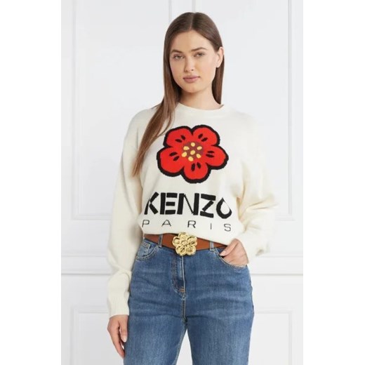 Kenzo Wełniany sweter | Relaxed fit ze sklepu Gomez Fashion Store w kategorii Swetry damskie - zdjęcie 172879977