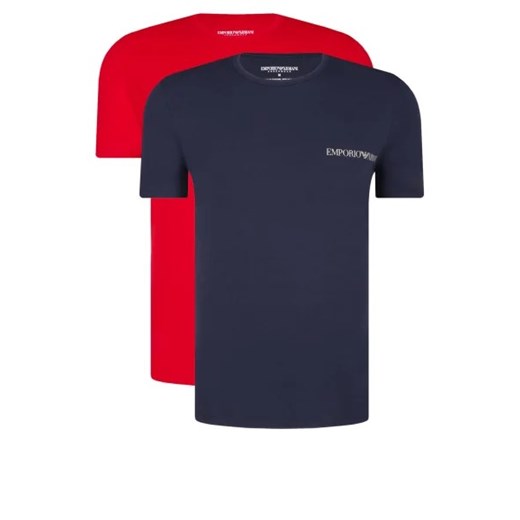 Emporio Armani T-shirt 2-pack | Regular Fit | stretch ze sklepu Gomez Fashion Store w kategorii T-shirty męskie - zdjęcie 172880635