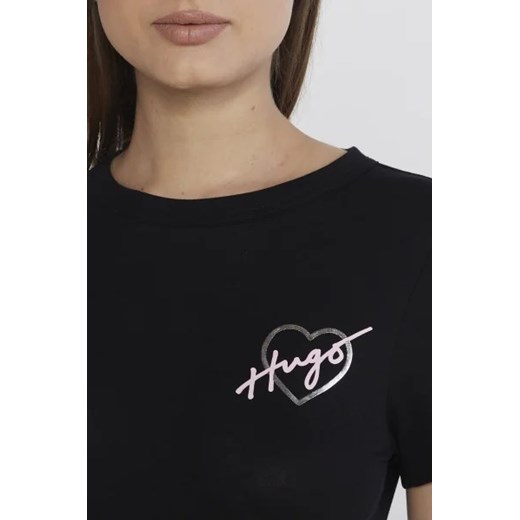 HUGO T-shirt Classic | Regular Fit XS promocyjna cena Gomez Fashion Store