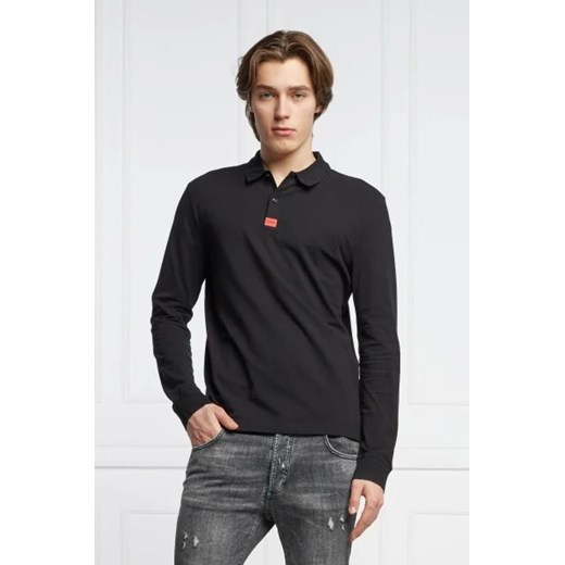HUGO Polo Deresolo222 | Slim Fit | pique ze sklepu Gomez Fashion Store w kategorii T-shirty męskie - zdjęcie 172880957