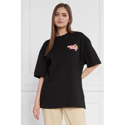 HUGO T-shirt Drisela | Oversize fit ze sklepu Gomez Fashion Store w kategorii Bluzki damskie - zdjęcie 172881159