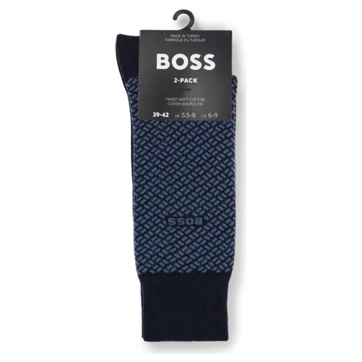 BOSS BLACK Skarpety 2-pack MiniCube CC 39-42 wyprzedaż Gomez Fashion Store