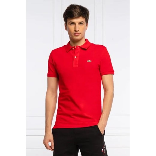 T-shirt męski Lacoste czerwony 