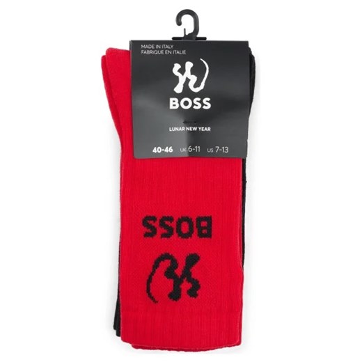 BOSS BLACK Skarpety 2-pack QS Rib LNY 40-46 Gomez Fashion Store