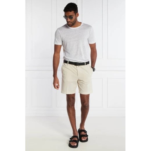 BOSS BLACK Szorty Kane | Regular Fit | z dodatkiem lnu 48 okazyjna cena Gomez Fashion Store