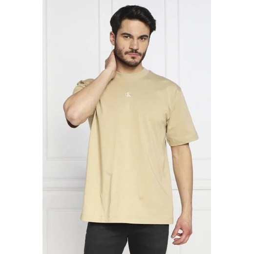 CALVIN KLEIN JEANS T-shirt ARCHIVAL MONOLOGO | Regular Fit ze sklepu Gomez Fashion Store w kategorii T-shirty męskie - zdjęcie 172882647