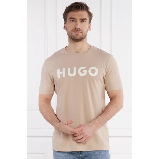 HUGO T-shirt Dulivio | Regular Fit ze sklepu Gomez Fashion Store w kategorii T-shirty męskie - zdjęcie 172882697
