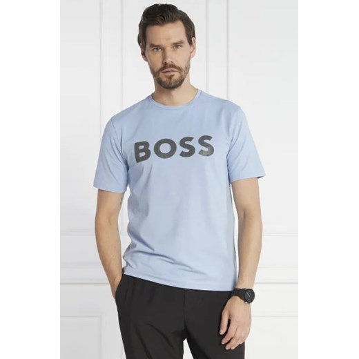 BOSS GREEN T-shirt Tee 8 | Slim Fit | stretch ze sklepu Gomez Fashion Store w kategorii T-shirty męskie - zdjęcie 172884238