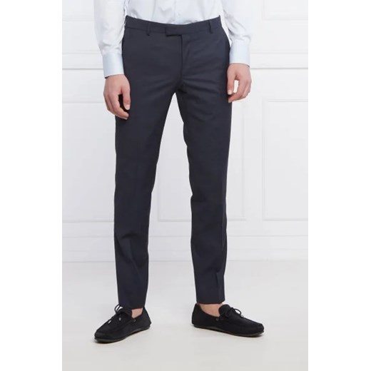 Joop! Wełniane spodnie Blayr-STR | Slim Fit ze sklepu Gomez Fashion Store w kategorii Spodnie męskie - zdjęcie 172885555