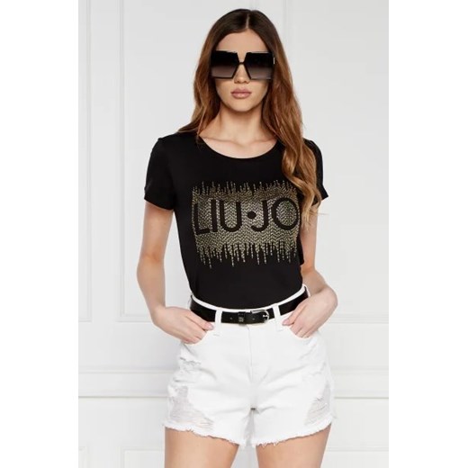 Liu Jo Beachwear T-shirt | Regular Fit ze sklepu Gomez Fashion Store w kategorii Bluzki damskie - zdjęcie 172885606