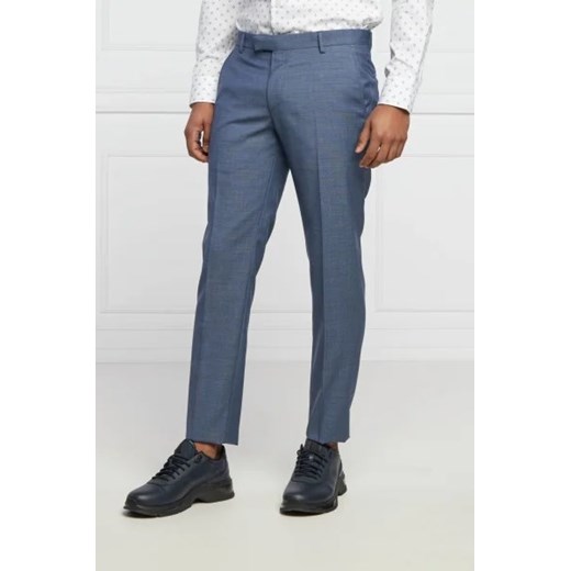Joop! Wełniane spodnie Blayr-STR | Slim Fit ze sklepu Gomez Fashion Store w kategorii Spodnie męskie - zdjęcie 172885928