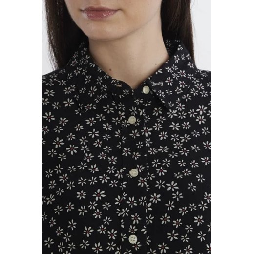 Tommy Jeans Koszula DITSY BUTTON THRU | Oversize fit Tommy Jeans S okazja Gomez Fashion Store