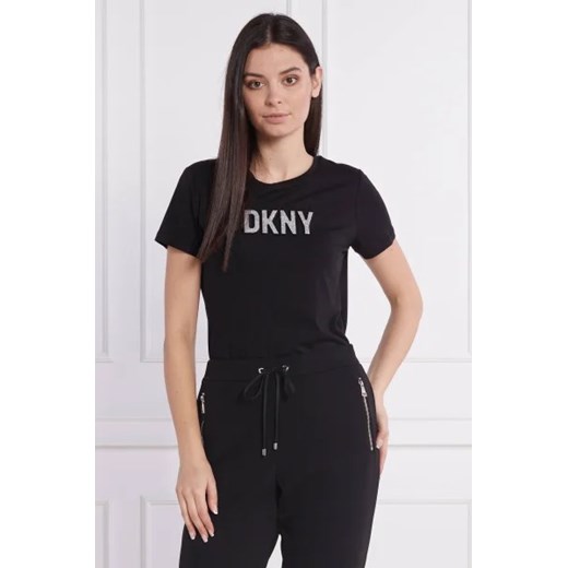 DKNY T-shirt | Regular Fit ze sklepu Gomez Fashion Store w kategorii Bluzki damskie - zdjęcie 172886275