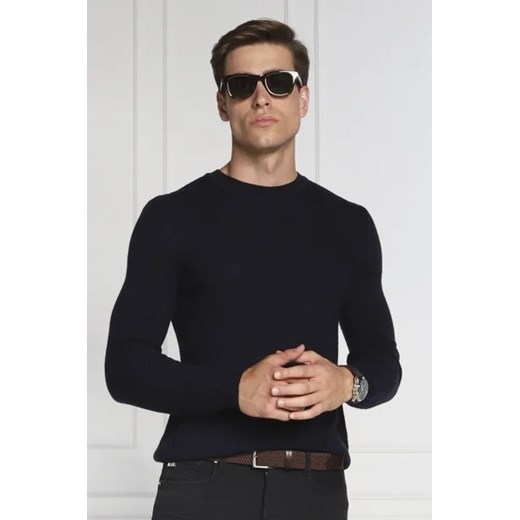 Emporio Armani Sweter | Slim Fit | z dodatkiem wełny ze sklepu Gomez Fashion Store w kategorii Swetry męskie - zdjęcie 172886519