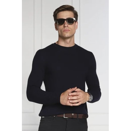 Emporio Armani Sweter | Slim Fit | z dodatkiem wełny Emporio Armani XXL wyprzedaż Gomez Fashion Store