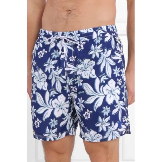 Guess Underwear Szorty kąpielowe SWIMTRUNK MEDIUM IBISCUS AOP | Regular Fit M okazja Gomez Fashion Store