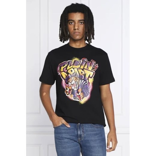 Plein Sport T-shirt | Regular Fit ze sklepu Gomez Fashion Store w kategorii T-shirty męskie - zdjęcie 172886866