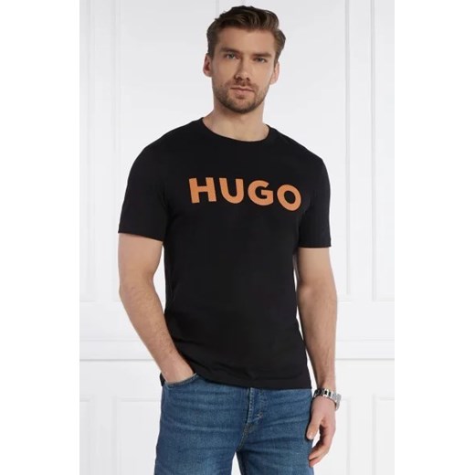 HUGO T-shirt Dulivio | Regular Fit ze sklepu Gomez Fashion Store w kategorii T-shirty męskie - zdjęcie 172887039