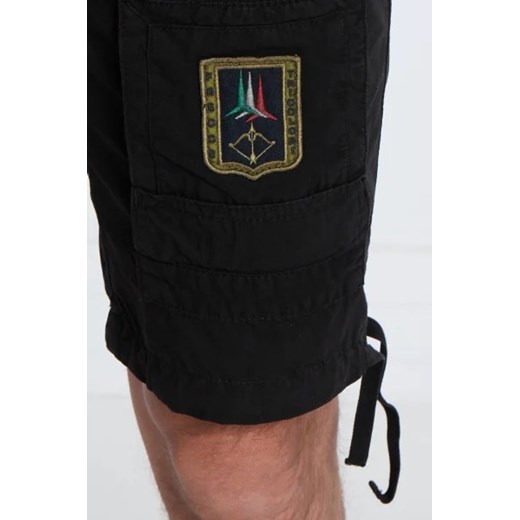Spodenki męskie Aeronautica Militare z bawełny
