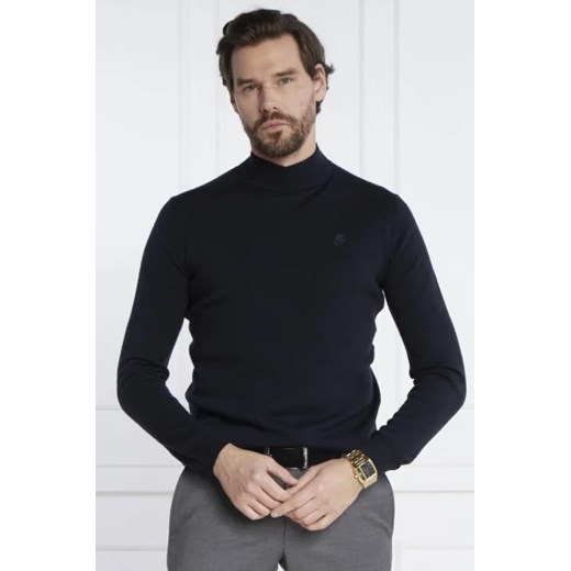 Karl Lagerfeld Wełniany sweter | Slim Fit ze sklepu Gomez Fashion Store w kategorii Swetry męskie - zdjęcie 172887549