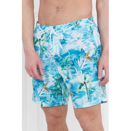 Guess Underwear Szorty kąpielowe SWIMWEAR MEDIUM HAWAII | Regular Fit ze sklepu Gomez Fashion Store w kategorii Kąpielówki - zdjęcie 172887829