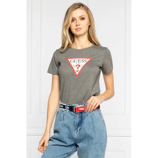 GUESS T-shirt ORIGINAL | Regular Fit ze sklepu Gomez Fashion Store w kategorii Bluzki damskie - zdjęcie 172888046