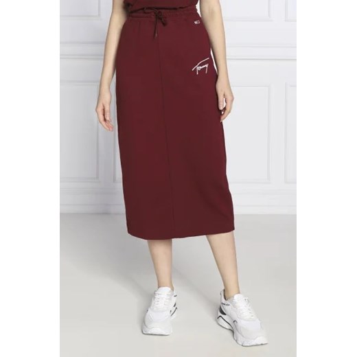 Spódnica Tommy Jeans bawełniana 