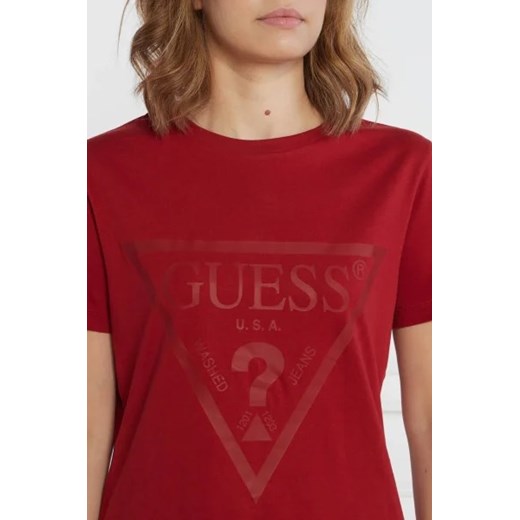 Bluzka damska Guess z bawełny