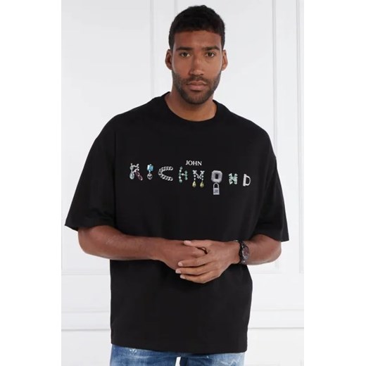 John Richmond T-shirt OVER HINAKI | Oversize fit ze sklepu Gomez Fashion Store w kategorii T-shirty męskie - zdjęcie 172890479