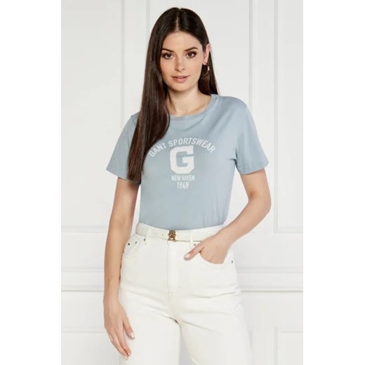 Gant T-shirt | Regular Fit ze sklepu Gomez Fashion Store w kategorii Bluzki damskie - zdjęcie 172890545