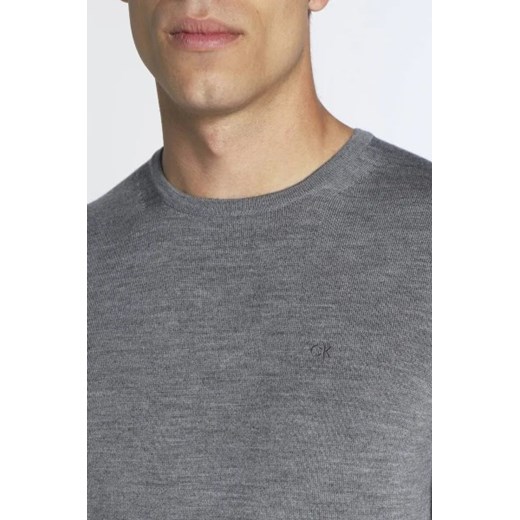 Calvin Klein Wełniany sweter | Regular Fit Calvin Klein XXL Gomez Fashion Store