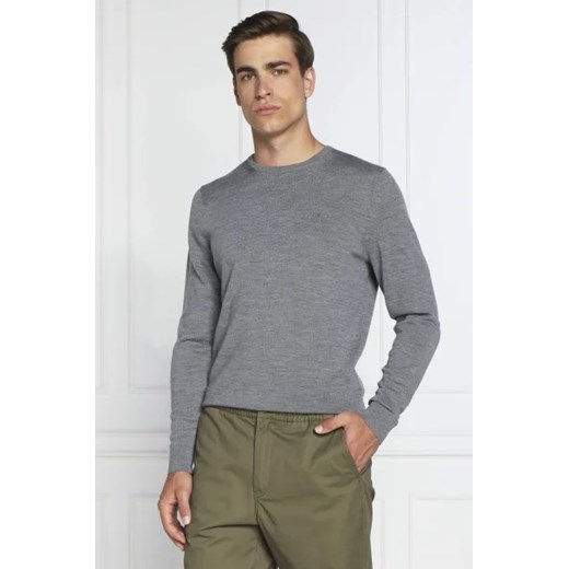 Calvin Klein Wełniany sweter | Regular Fit ze sklepu Gomez Fashion Store w kategorii Swetry męskie - zdjęcie 172890566