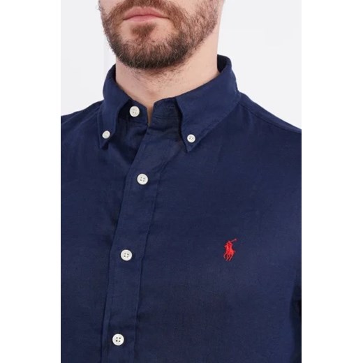 POLO RALPH LAUREN Lniana koszula | Custom fit Polo Ralph Lauren L wyprzedaż Gomez Fashion Store
