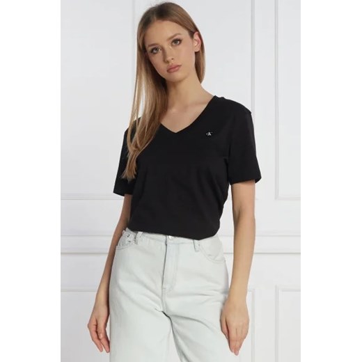 CALVIN KLEIN JEANS T-shirt | Regular Fit ze sklepu Gomez Fashion Store w kategorii Bluzki damskie - zdjęcie 172891355