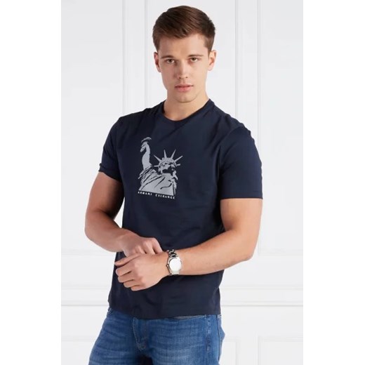 Armani Exchange T-shirt | Regular Fit ze sklepu Gomez Fashion Store w kategorii T-shirty męskie - zdjęcie 172892576