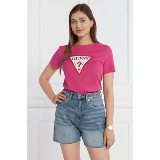 GUESS T-shirt | Regular Fit ze sklepu Gomez Fashion Store w kategorii Bluzki damskie - zdjęcie 172893048