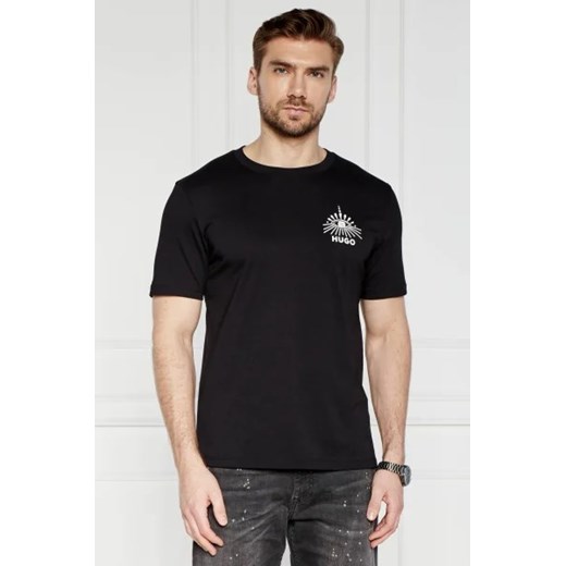 HUGO T-shirt Dedico | Regular Fit ze sklepu Gomez Fashion Store w kategorii T-shirty męskie - zdjęcie 172893309