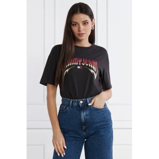 Tommy Jeans T-shirt WASHED TJ ROCK | Relaxed fit Tommy Jeans M okazja Gomez Fashion Store