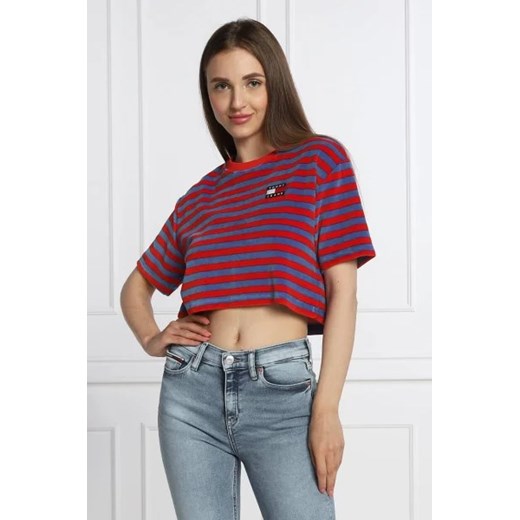 Tommy Jeans T-shirt | Cropped Fit Tommy Jeans L promocyjna cena Gomez Fashion Store