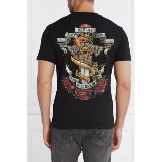 T-shirt męski Replay