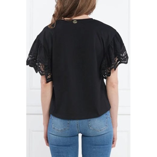 TWINSET T-shirt | Regular Fit Twinset XXS wyprzedaż Gomez Fashion Store