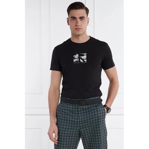 CALVIN KLEIN JEANS T-shirt SMALL BOX LOGO | Regular Fit ze sklepu Gomez Fashion Store w kategorii T-shirty męskie - zdjęcie 172894189
