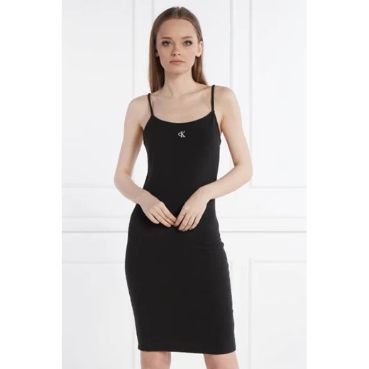 CALVIN KLEIN JEANS Sukienka SLUB RIB ze sklepu Gomez Fashion Store w kategorii Sukienki - zdjęcie 172894676