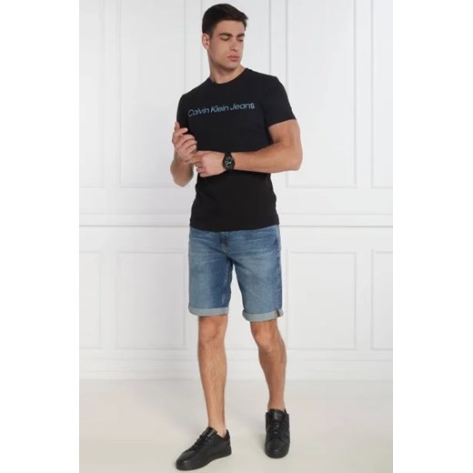 CALVIN KLEIN JEANS T-shirt INSTITUTIONAL LOGO | Slim Fit L okazyjna cena Gomez Fashion Store
