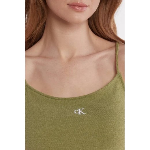 Calvin Klein Jeans Sukienka SLUB RIB XS Gomez Fashion Store okazja