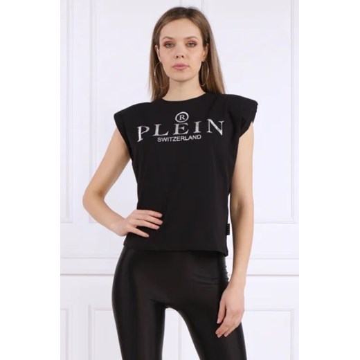 Philipp Plein T-shirt | Cropped Fit ze sklepu Gomez Fashion Store w kategorii Bluzki damskie - zdjęcie 172895625