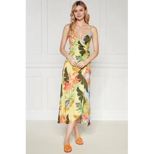 Desigual Sukienka TROPICAL LEAVE Desigual XL okazja Gomez Fashion Store