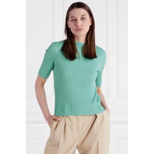 Marc O' Polo Sweter Pullover cropped | Regular Fit | z dodatkiem lnu ze sklepu Gomez Fashion Store w kategorii Swetry damskie - zdjęcie 172897018